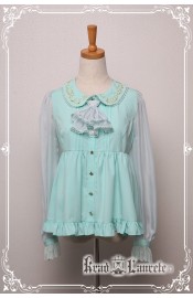 Krad Lanrete Auralia-Lost In Sea Blue Blouse(Leftovers/Stock is low)